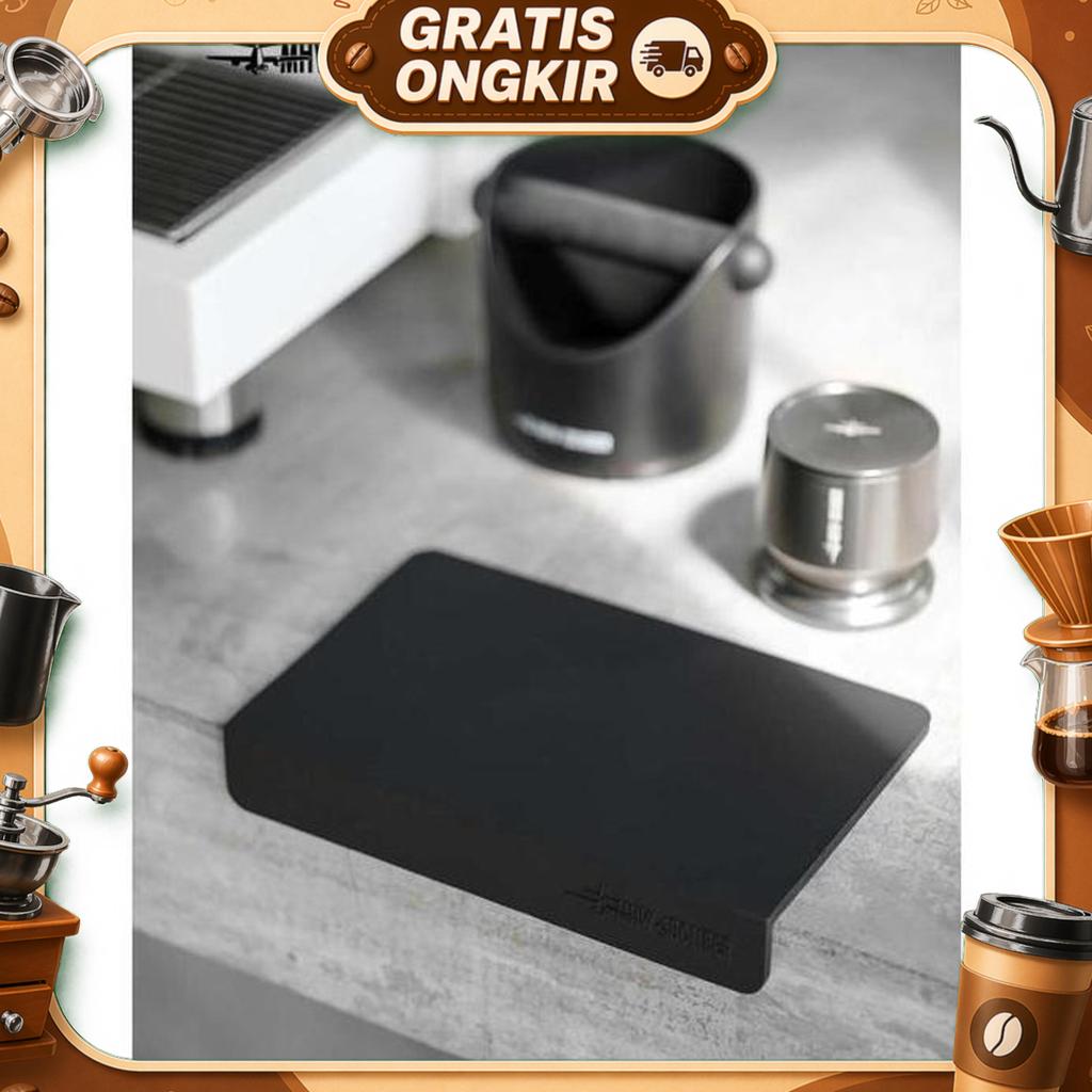 Mhw-3Bomber Silicone Pad Coffee Tamper Mat - Tatakan Alas Portafilter Espresso Tamping Pad Alas Tamp