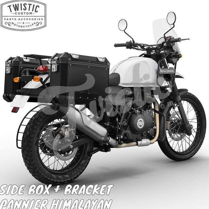 Side Box Samping Pannier Rack Bracket Motor Royal Enfield Himalayan