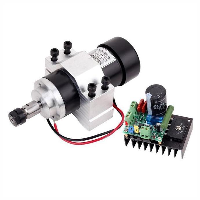 400W Cnc Spindle Motor Kits Pwm Speed Controller Mount Bracket Ab52 Diskon