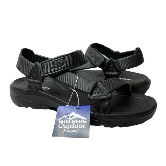 DISKON Sandal Gunung Pria Skechers Sendal Cowok Karet Ringan DISKON