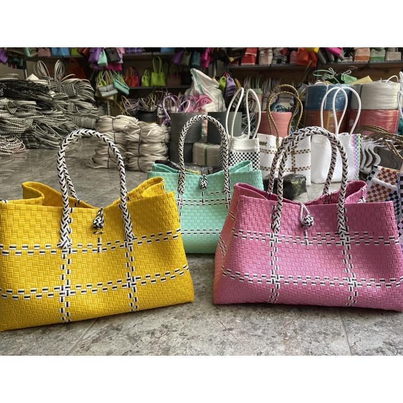Tas Wanita Jumbo Jali Terbaru Premium Petty XXL / Tas Anyaman Muat 15kg - READY STOK DISKON