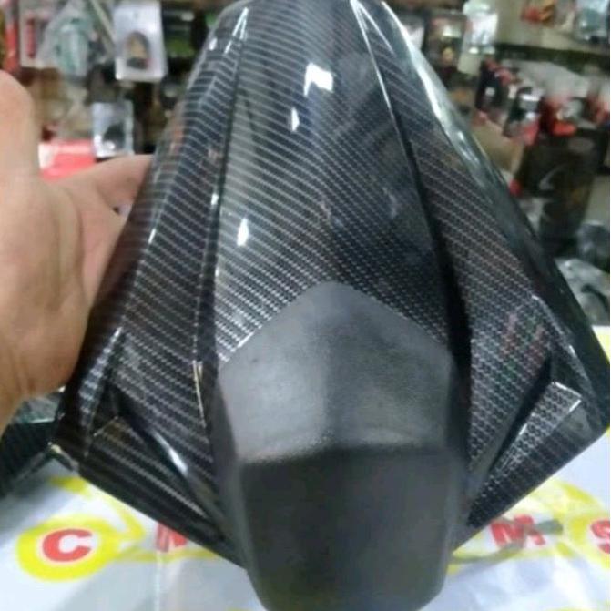 singel seat kawasaki ninja 250fi old / cover jok ninja 250fi old carbon