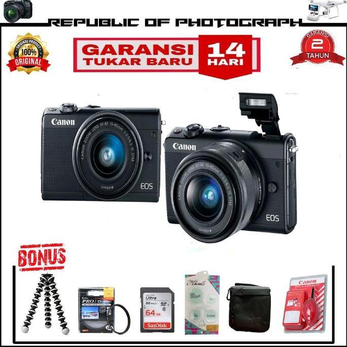 CANON EOS M100 KIT 15-45MM IS STM / KAMERA MIRRORLESS