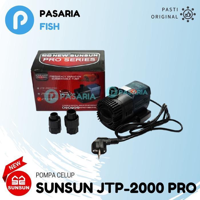 NEW SUNSUN PRO JTP2000/JTP 2000 Pompa/Pumpa Celup Kolam Ikan Low Watt