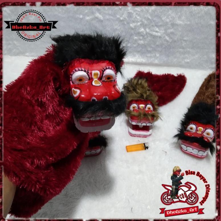 Barongan Caplokan Tangan Kayu Kain Raspur