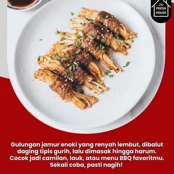 Carne- Beef Enoki Roll 14 Pcs / Super Beef Enoki Roll