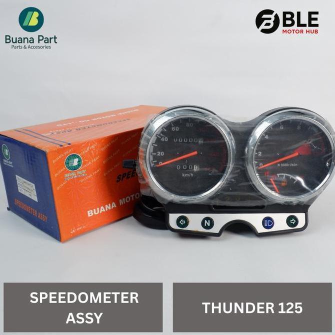 Buana Part Spidometer Komplit Suzuki Thunder 125  | Speedometer | BLE Motor Hub