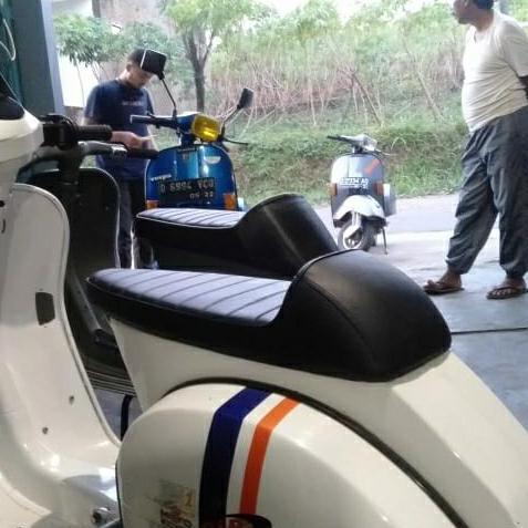 jok vespa racing caferacer jok vespa px exclusive