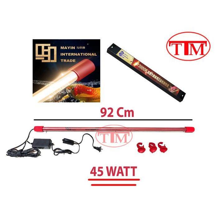 LAMPU TANNING 92CM MAYIN T5 13000K LAMPU PENCERAH WARNA IKAN ARWANA