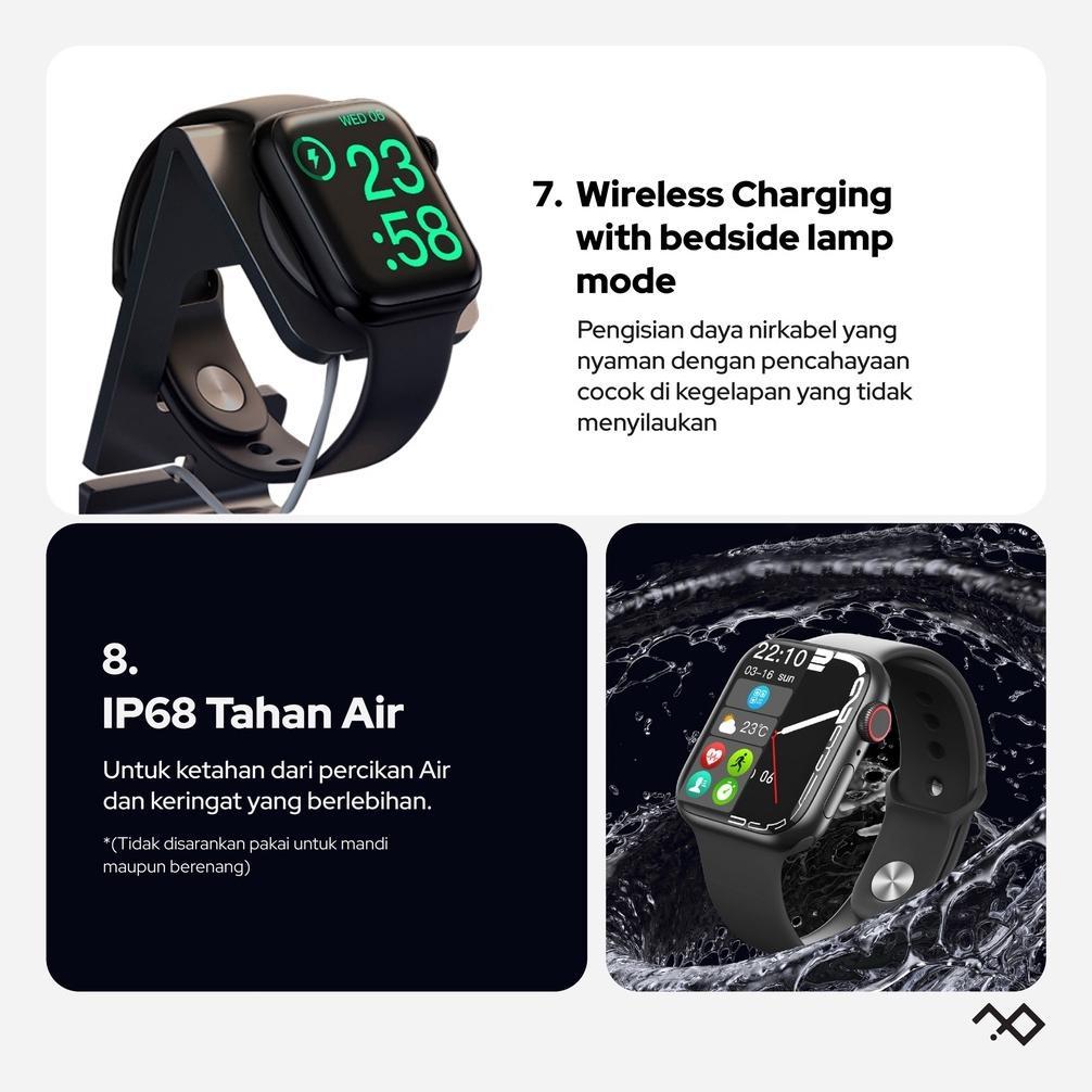 pengiriman cepat Original OPPO Smartwatch 11 Pro MAX with 2.3" HD AMOLED Display GPS NFC Waterproof 