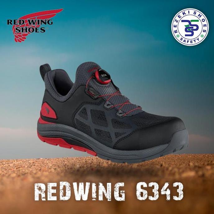 Slip On Pria Sepatu Redwing 6343 Boa Original Made In Usa Casual Shoes - Sepatu Safety