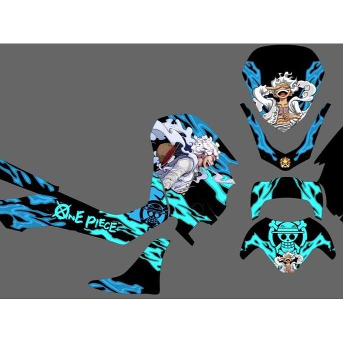 Stiker NMAX NEW decal setiker NMAX NEW stiker motor MOTIF STANDAR D-G3-061