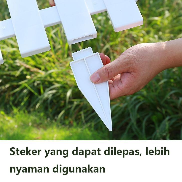 Promo Cod Pagar Taman Plastik/Pagar Taman/Pagar/Taman/Diy Dekorasi Pagar Taman/Pagar Putih Pagar Hia