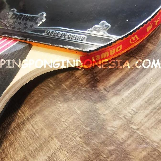 Dawei 01 Allwood Set - Rakitan Blade Kayu Bet Bat Pingpong Tenis Meja