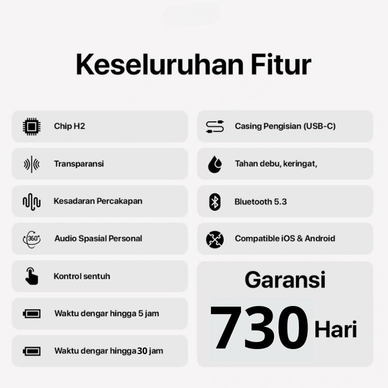 HOT PRODUCT 100% 0ri Pods  GEN 4 ANC/Gen 3 /Pro2/Pro3 ANC Wireless Bluetooth Earphone TWS Mini Earbu