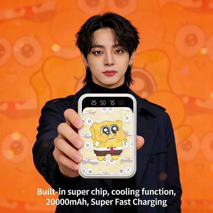 CUCI GUDANG LENTIVEN POWERBANK 20000MAH CUTE MINI KARTUN FAST CHARGING