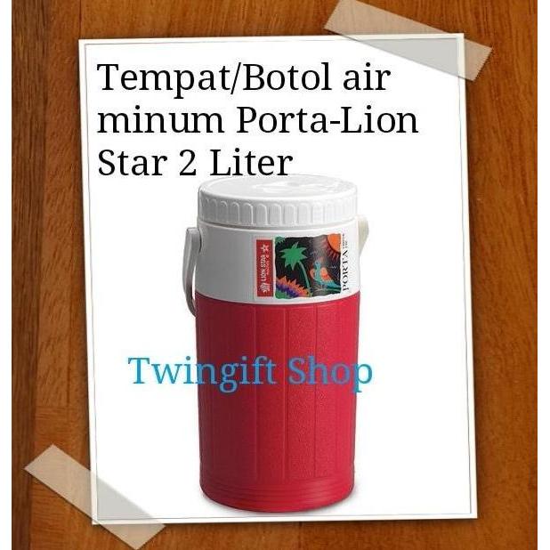 Tempat/Botol air minum 2 Liter Lion Star-Porta.(KHUSUS GOJEK).