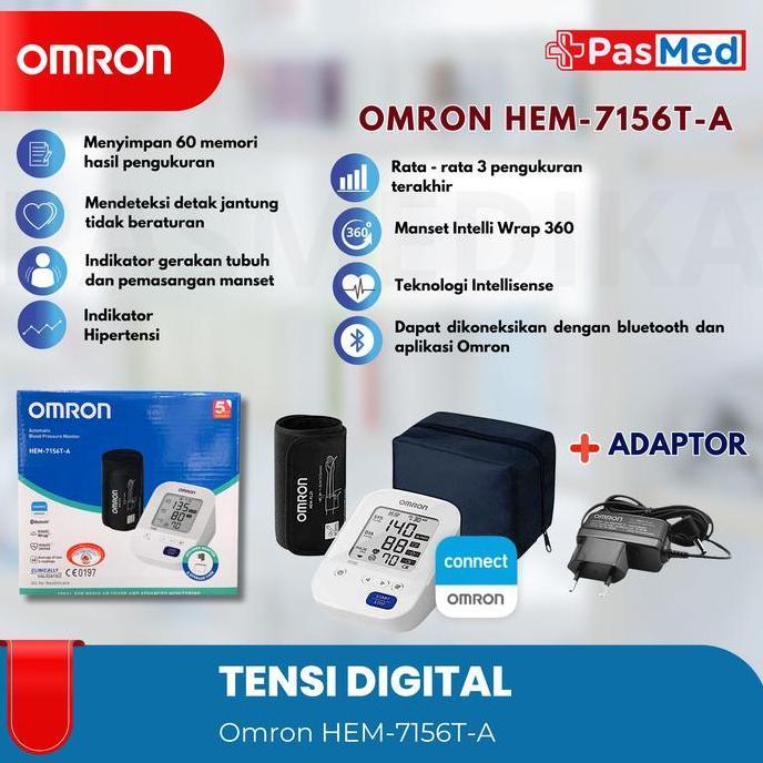 Tensi Omron 7156 T-A/ Tensi Digital Omron Garansi 5 Tahun