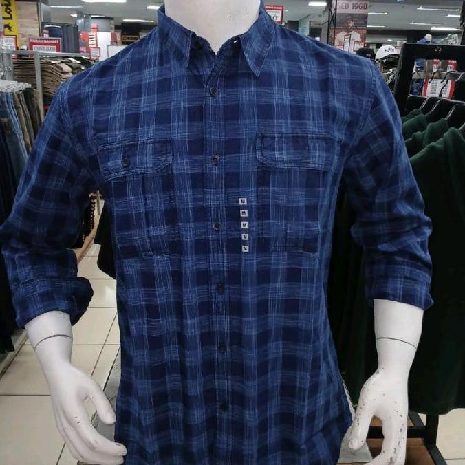 kemeja Gabrielle original slimfit warna biru