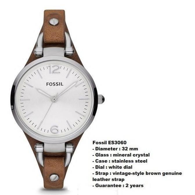 Jam Tangan Wanita Original ES3060 ES 3060 Georgia Original Garansi Resmi 2Tahun