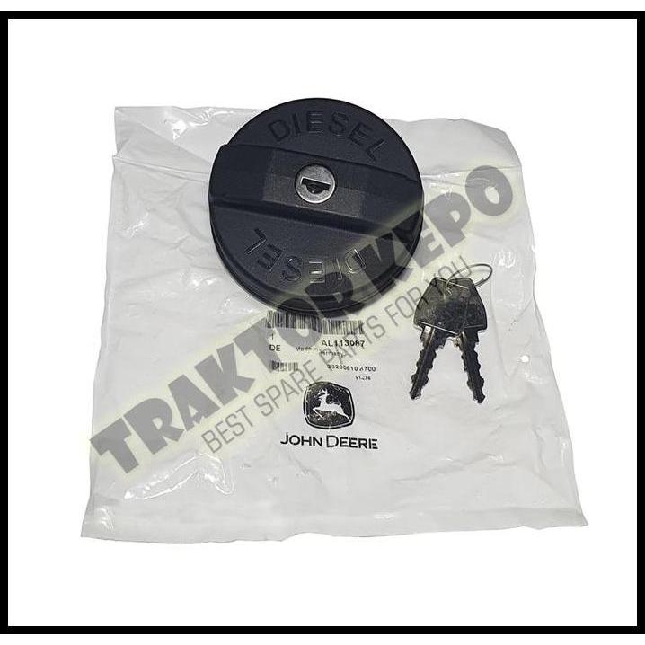 BEST DEAL FILLER CAP AL113087 FUEL CAP (TUTUP TENGKI SOLAR) ORIGINAL JOHN DEERE 