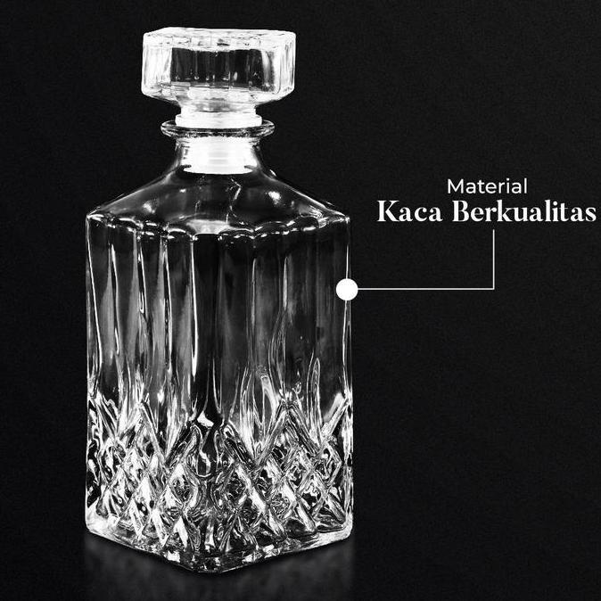 Whisky Decanter Glass Bottle Liquor Scotch Luxury 950ml