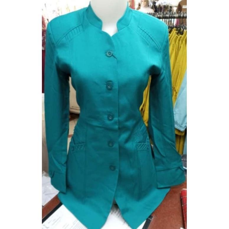 ORIGINAL SERAGAM DINAS GURU TOSCA || SETELAN BLAZER HIJAU TOSCA