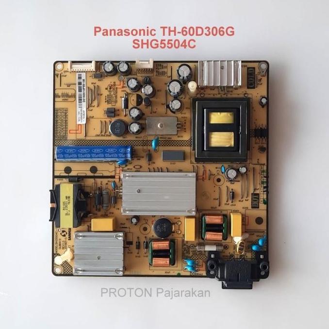 PSU LED TV Panasonic TH-60D306G Viera TH 60D306G Mesin Power Supply LCD SHG5504C-101H DLBB419 PCB SH