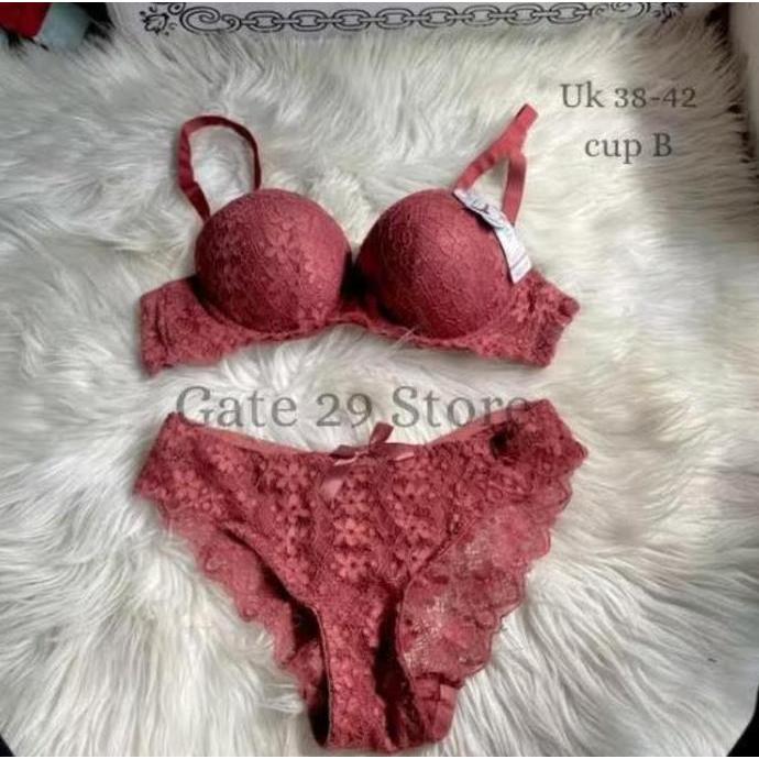 Bra Set / Set Bra / BH SET Wanita Seksi BH Setelan Wanita dan Celana Dalam Wanita Sexy Transparan