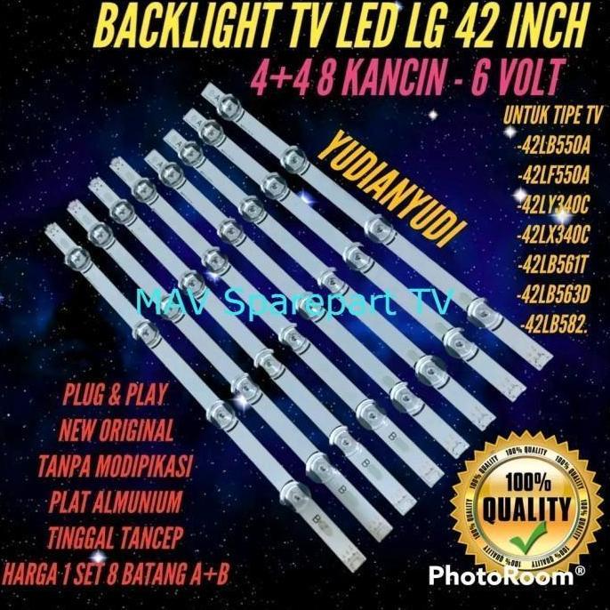 BACKLIGHT LED TV LG 42LB550A LAMPU LED LG BL LG 42LB550 42LB 8K 6V CVCU34