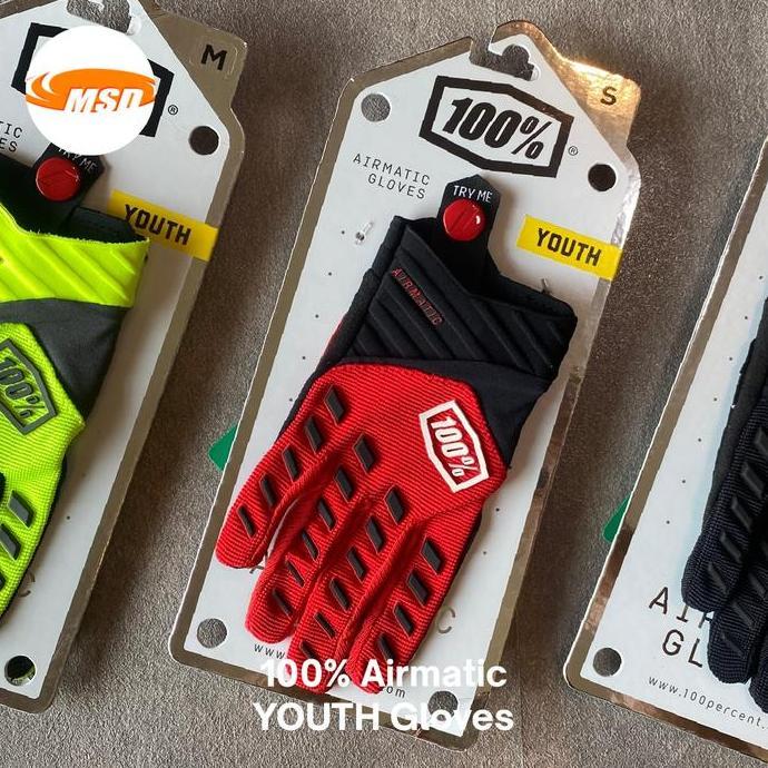Gloves 100% Airmatic YOUTH , Glove Anak MX Sepeda MTB Cross Jetski