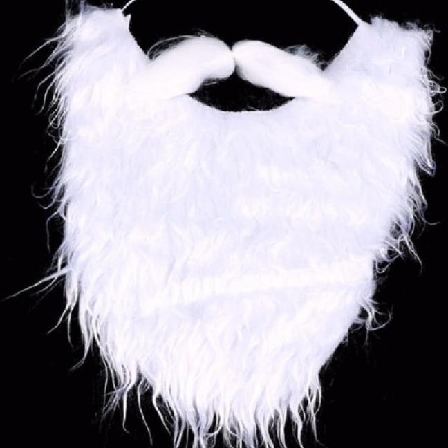 Jenggot Santa Claus / Jenggot putih Santa Murah Christmas Natal Cosplay