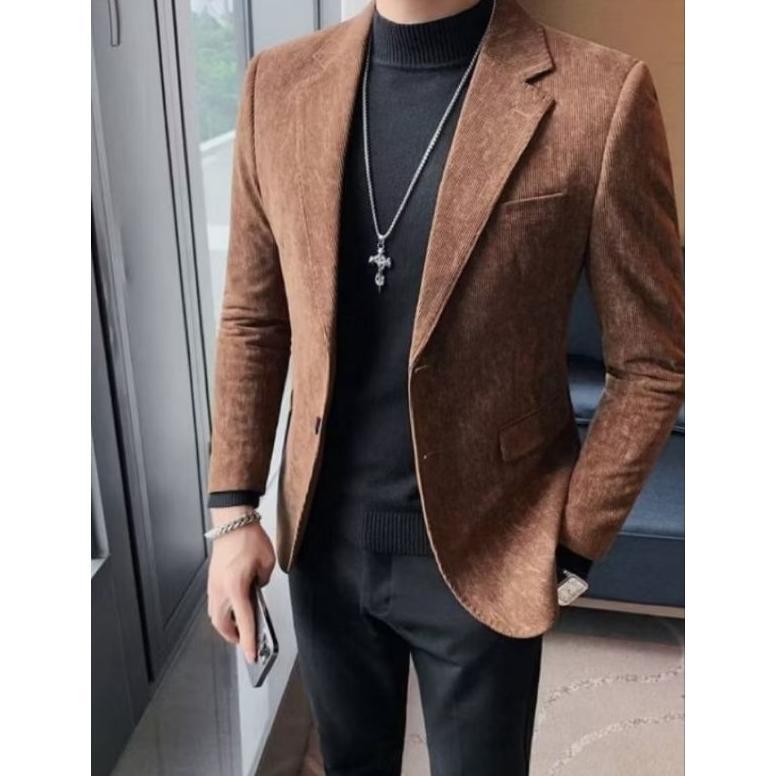 PREMIUM JAS CORDUROY PRIA SLIM FIT JAS BLAZER CORDUROY PRIA JAS BLAZER PRIA CASUAL