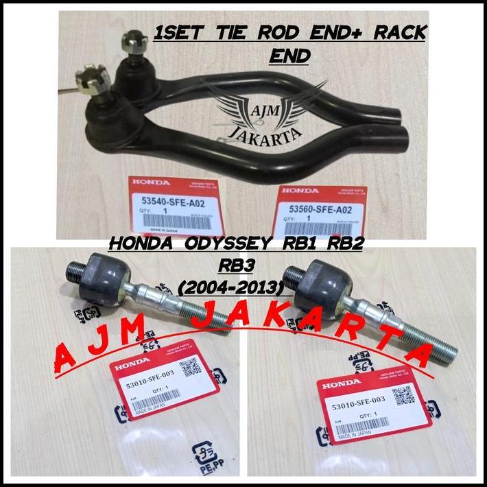 GRATIS ONGKIR TIE ROD END + RACK END LONG TIE ROD HONDA ODYSSEY RB1 RB2 RB3 2004-2013 ORI JAPAN HARG