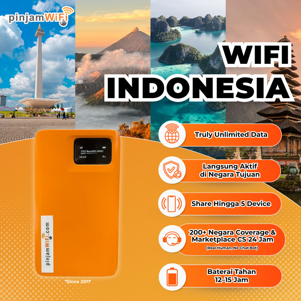 Pinjam Wifi Sewa Modem Portable Indonesia Truly Unlimited