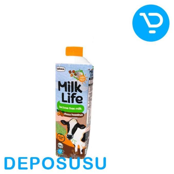 Cod,Sajabisa- Free Lactose Milk Life 1 Liter