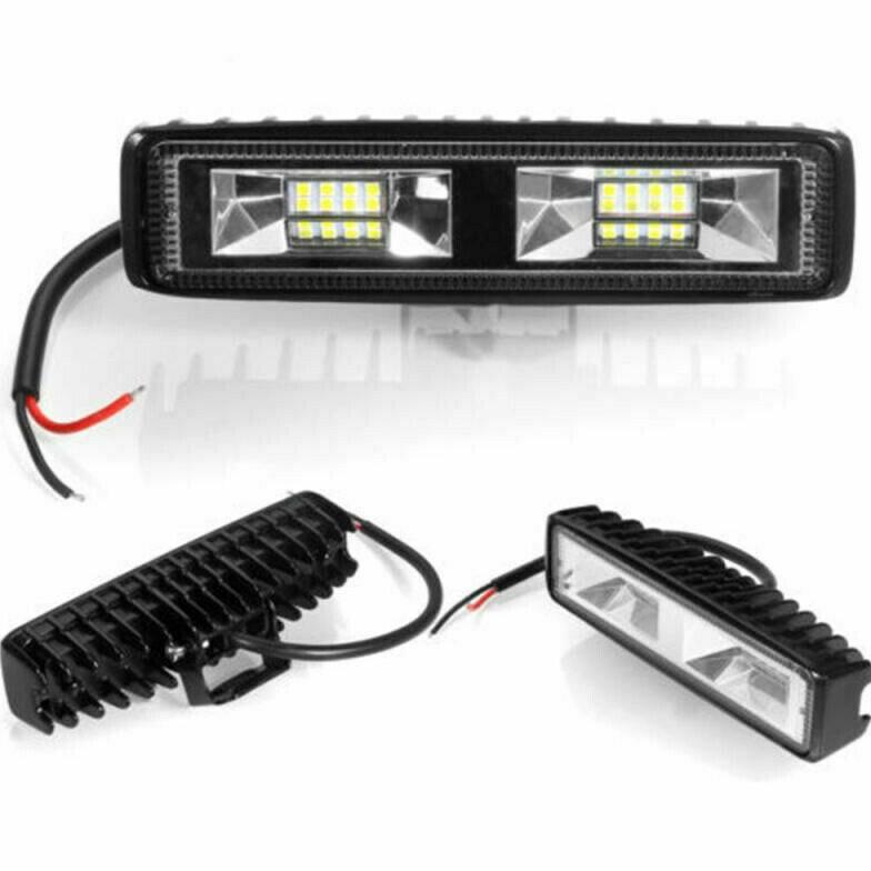 Tahan Lama  1Pc Lampu Tembak Sorot 12 Mata 50 Watt 6000K 12-24V Anti Panas Lampu Sorot Foglamp Motor
