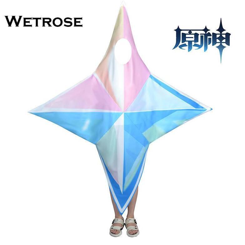 Cost WetroseGenshin Impact Primogem Primordial Stone Cosplay Costume Halloween