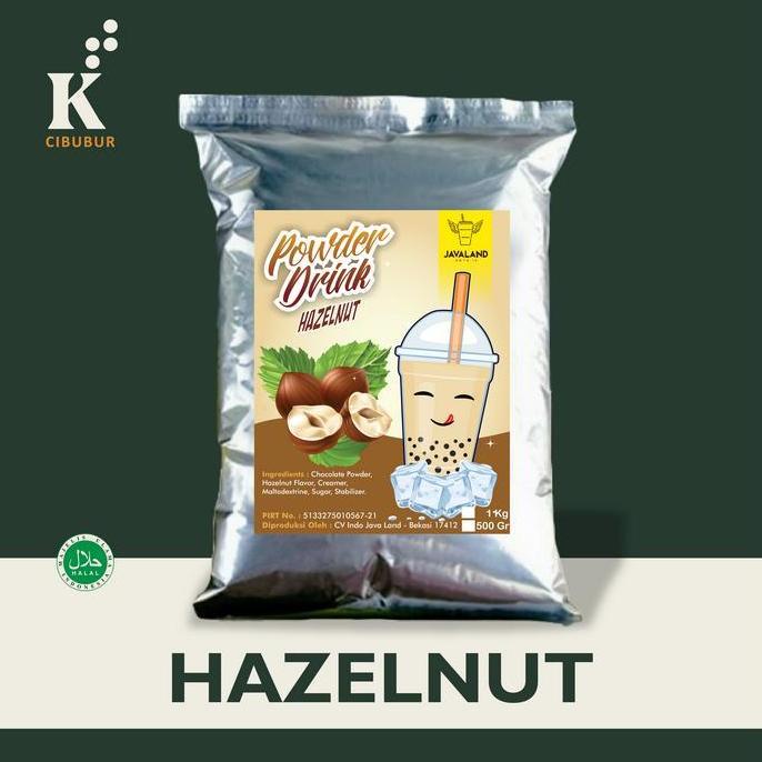 Newstockkita- Javaland Choco Hazelnut & Hazelnut Bubuk Minuman Kiloan Powder Coklat Manis 1Kg Halal 