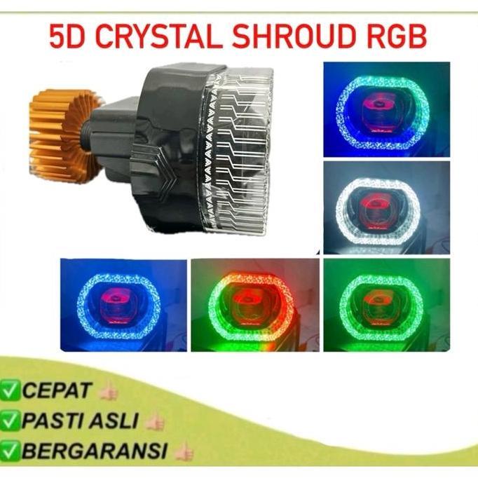 TERLARIS LAMPU BILED PROJIE MATRIX 3INCH SHOURD RGB NINE LUXIMOS BP3 40 WATT+ KIPAS PENDINGIN