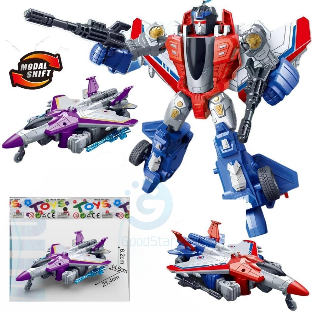 GoodStar Mainan Anak Pesawat Robot 2in1 - Mainan Pesawat Airbus / Deformation Robot / Transformable 