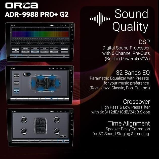 Headunit Android 9" inch Orca PRO+DVR GEN 2 OEM Xpander/Livina 2019