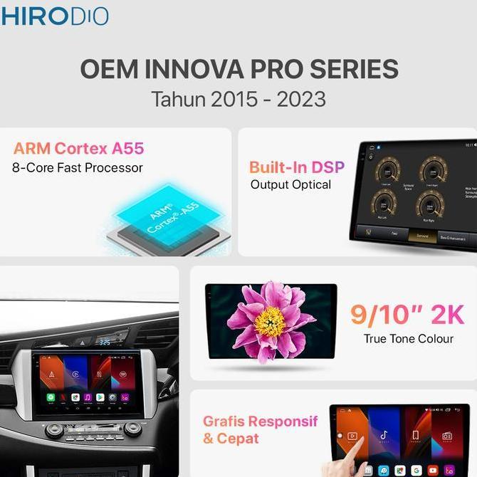 HIRODIO Headunit OEM Innova Pro Series - Headunit Android 9 inch
