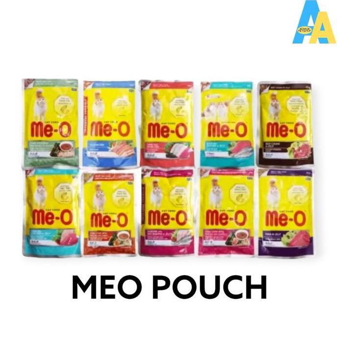 Whatcat- Meo Pouch 1 Box Isi 12 Pcs Makanan Cemilan Kucing Wet Food