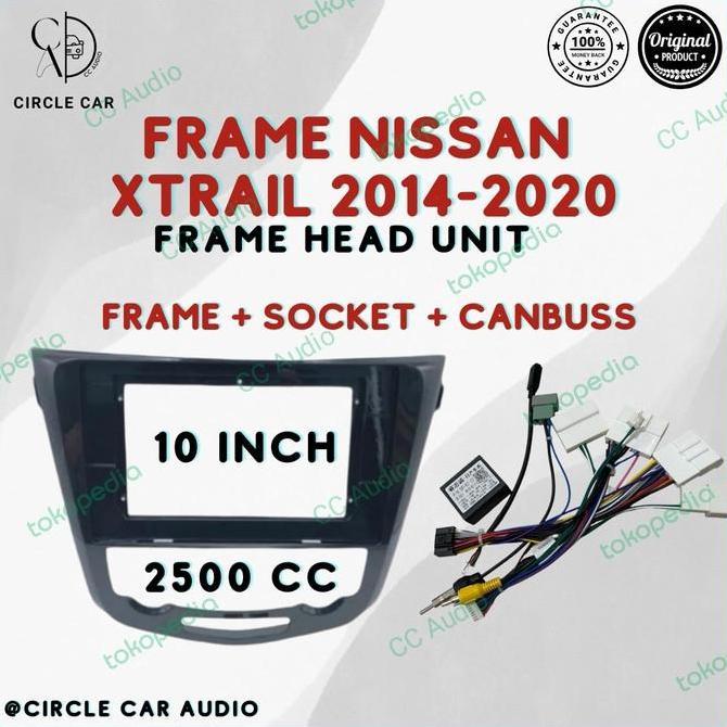 FRAME HEAD UNIT NISSAN XTRAIL T32 2014-2020 10 INCH