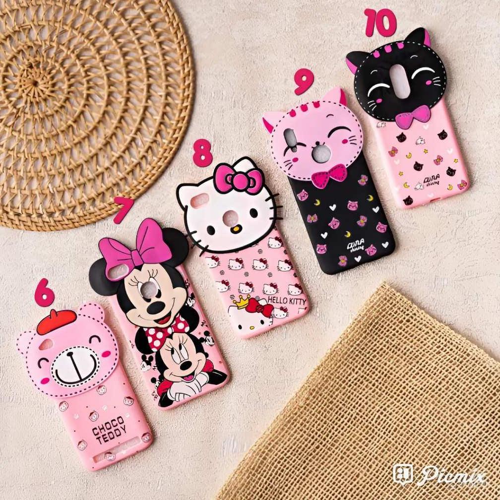 3D Rubber Case Lucky Cat Series , , , & Realme