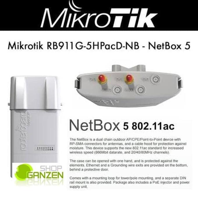 TERLARIS MIKROTIK RB911G-5ACD-NB / NETBOX5 / NETBOX 5