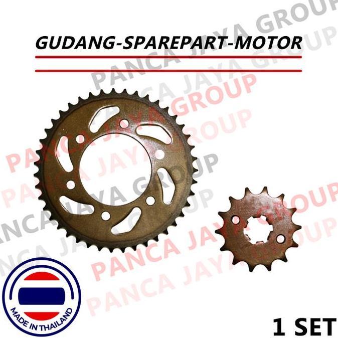 Gear Gir Set Depan Belakang Minerva Xroad150 Xroad 150S 150-S