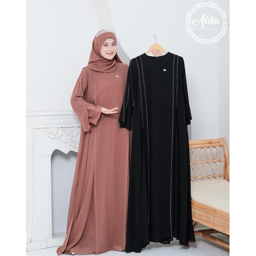 Shukyo- Gamis Zafira Set Hijab  Babydoll By Alika Hijab