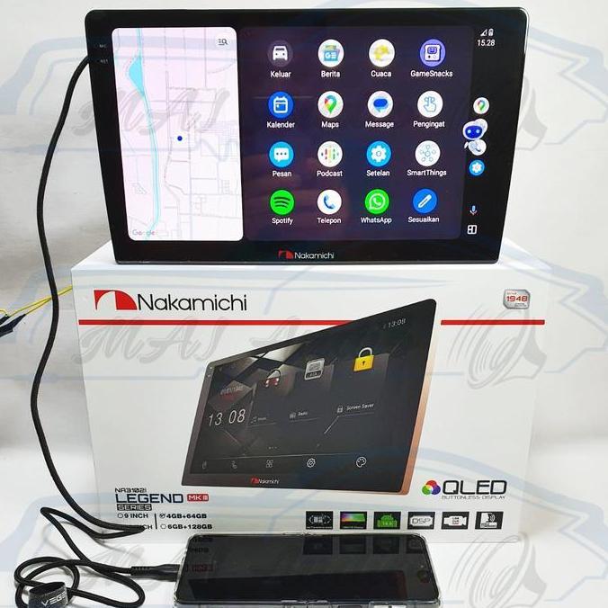 Head Unit Android Nakamichi OEM Honda CRV Turbo 2017 Up soket PNP